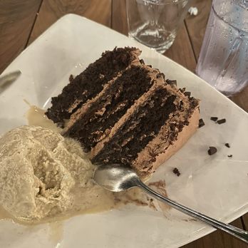 Cobalt - Triple Layer Chocolate Cake was absolutely decadent! - Seafood Near Me - Orange Beach, Alabama Cobalt - Triple Layer Chocolate Cake was absolutely decadent! - Seafood Near Me - Orange Beach, Alabama