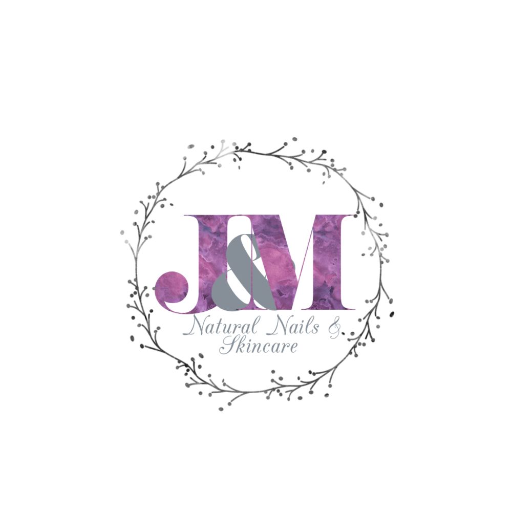 J&M Beautique Natural Nails and Skincare Logo
