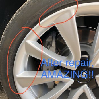 The Wheel Wizard - After the repair, AMAZING!! - Wheel & Rim Repair Near Me