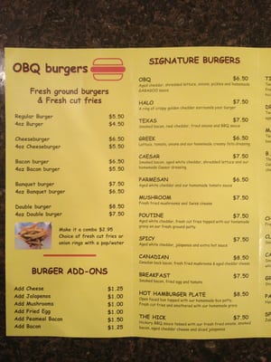Menu photo 6 OBQ Burger Toronto, ON Menu photo 6 OBQ Burger Toronto, ON