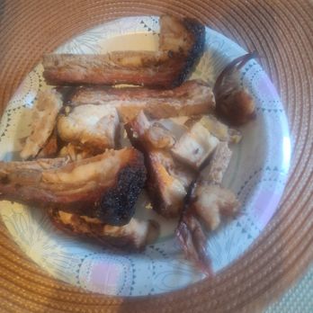 Just Barbecue - 2 plates cut off all the fat - Barbeque Near Me - Highland, California Just Barbecue - 2 plates cut off all the fat - Barbeque Near Me - Highland, California