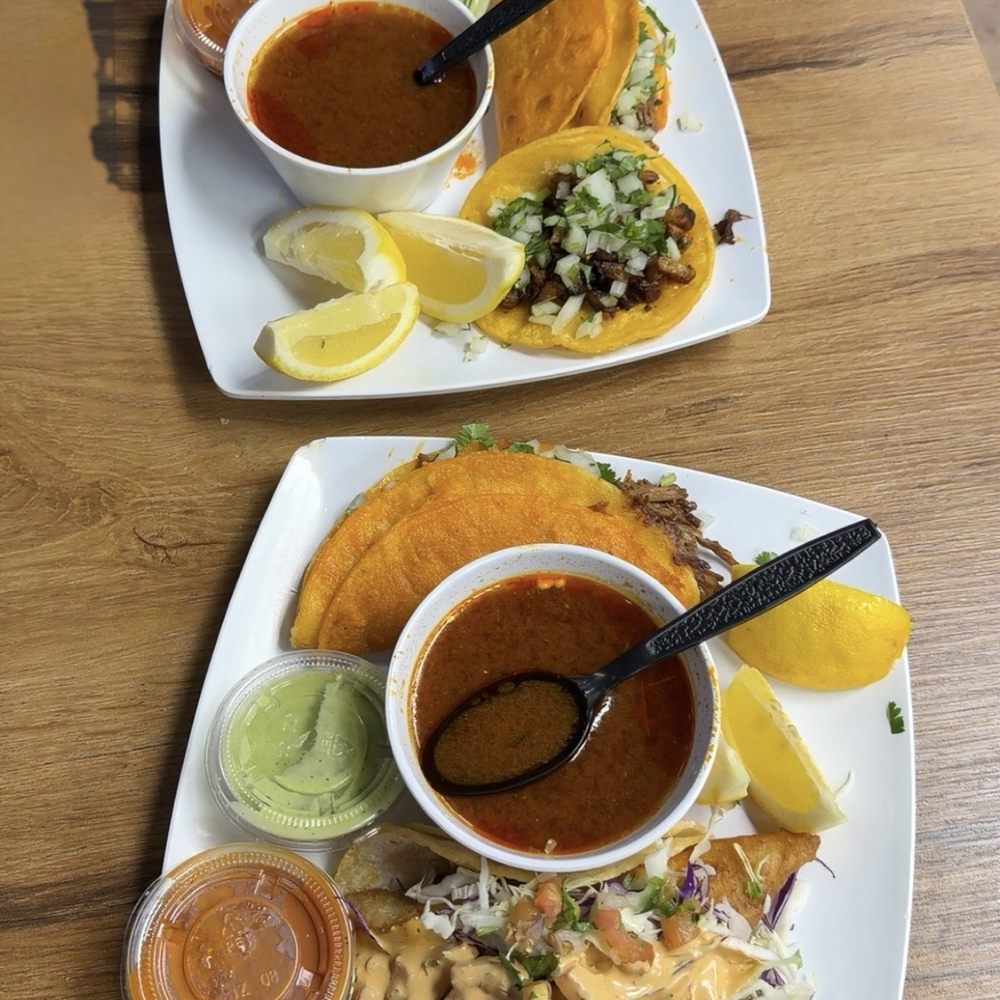 Fish Taco and Quesabirria Taco Fish Taco and Quesabirria Taco