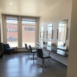 Abigail Mills Nice Hair MKE - Our open concept stations give our stylists a chance to move around to a spot they feel best represents them for the day!