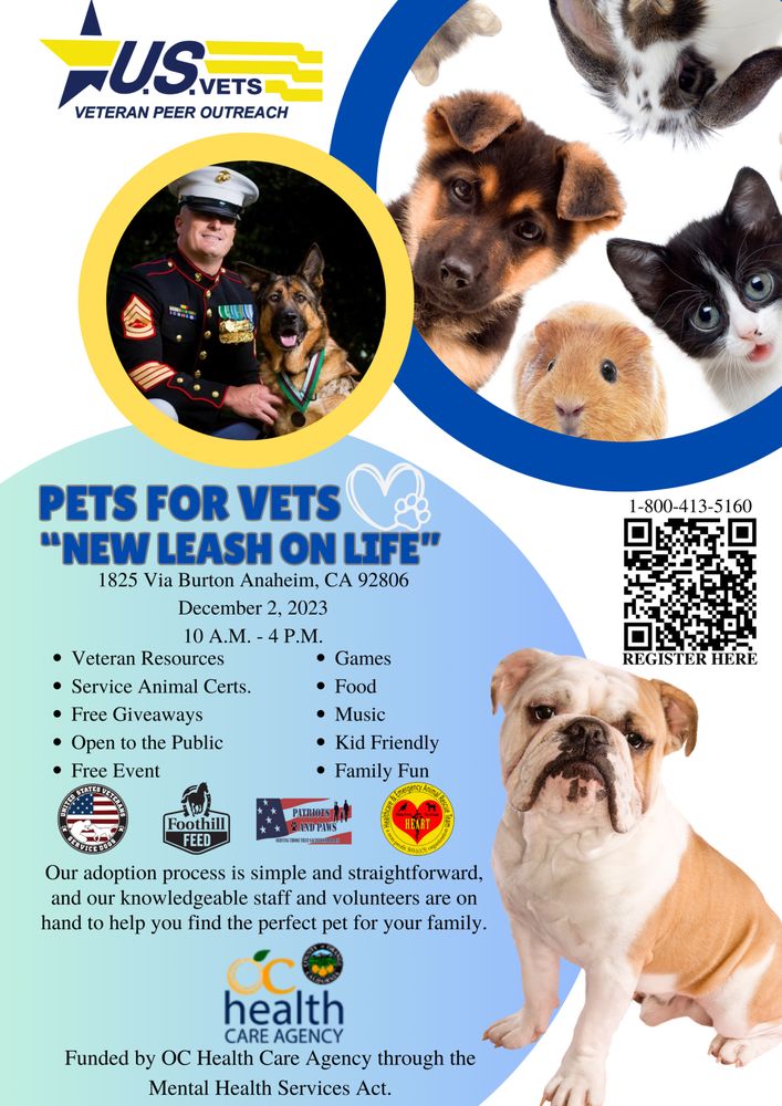Patriots and Paws - social services organization in Anaheim, CA