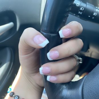 Tom's Nails - French Dip Manicure by Jenny - Nail Salons Near Me - Downey, California