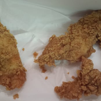 KFC - This is what my three piece chicken strips looked like, my kids laughed soo hard! #sad - Fast Food Near Me - Modesto, California KFC - This is what my three piece chicken strips looked like, my kids laughed soo hard! #sad - Fast Food Near Me - Modesto, California