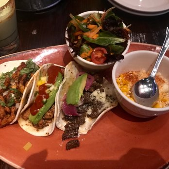 Blue Agave Tequila Bar & Restaurant - 3 tacos + 2 sides - Mexican Near Me - Chicago, Illinois