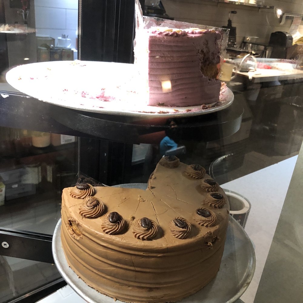 Demetres - two cakes in a glass case - Desserts Near Me - Etobicoke, Ontario Demetres - two cakes in a glass case - Desserts Near Me - Etobicoke, Ontario