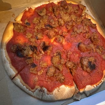 Checkers Pizza - Gluten free. No cheese. Sweet sausage. - Pizza Near Me - Middletown, Rhode Island