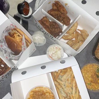 Bonchon - Onion Rings, Signature Chicken Sandwich, 12 Pc Wings, Potstickers - 6pc, Fried Rice, Korean Street Corn, Mac & Kimcheese, Seasoned Fries - Korean Near Me - Artesia, California Bonchon - Onion Rings, Signature Chicken Sandwich, 12 Pc Wings, Potstickers - 6pc, Fried Rice, Korean Street Corn, Mac & Kimcheese, Seasoned Fries - Korean Near Me - Artesia, California