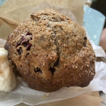 Harken Cafe - Blackberry chia and chai muffin - get this! - Coffee & Tea Near Me - Charleston, South Carolina