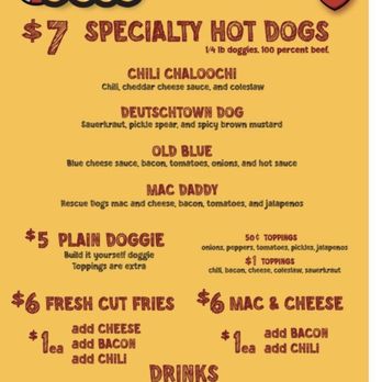 Rescue Dog’s - Menu - Food Trucks Near Me Rescue Dog’s - Menu - Food Trucks Near Me
