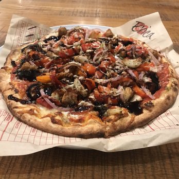MOD Pizza - Pepperoni, onions, garlic, arugula, mushrooms, Italian sausage, roasted red peppers, and balsamic fog sauce - Pizza Near Me - Queen Creek, Arizona MOD Pizza - Pepperoni, onions, garlic, arugula, mushrooms, Italian sausage, roasted red peppers, and balsamic fog sauce - Pizza Near Me - Queen Creek, Arizona