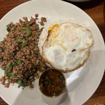 Mitr Thai - Krapraw Moo Sub OverRice - Thai Near Me - New York, New York