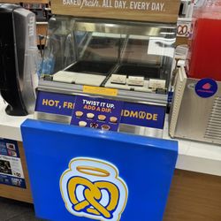 Auntie Anne's - Auntie Anne's booth inside the gas station
