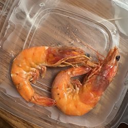 Jumbo shrimp, they were huge