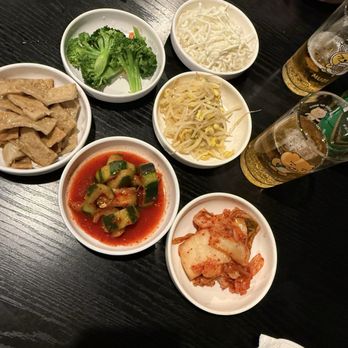 K Pocha & Restaurant - Bahn Chan was yummy! Refilled a few during dinner - Korean Near Me - Bakersfield, California