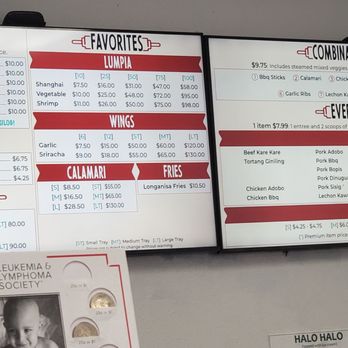 Trining's Bakery & Cafe - Menu on 9/19/21. - Bakeries Near Me - San Diego, California