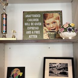 Unattended children poster