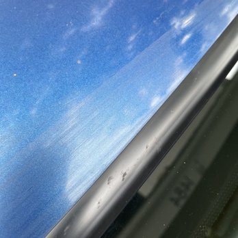 Auto Glass Now - scratches on my roof left by the hacks that tried to do the job - Auto Glass Services Near Me - Irvine, California
