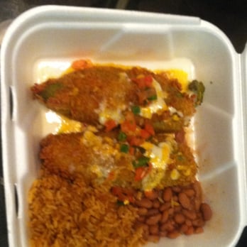 The Original Blue Adobe Grille - Chiles Rellenos (Cheese only) - Mexican Near Me - Mesa, Arizona