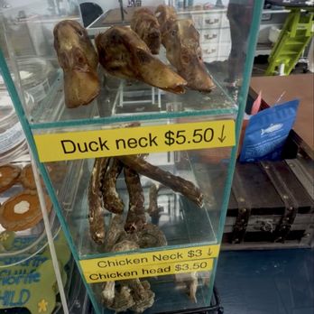 Furry Friends Holistic Pet Spa - Duck and chicken heads amd neck - Pet Groomers Near Me - Lancaster, New York