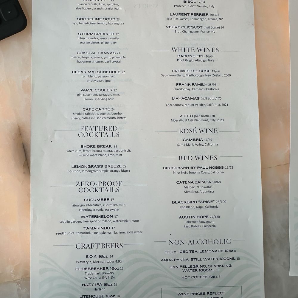 Splashes Restaurant - Menu (Feb 2026) - New American Near Me - Laguna Beach, California Splashes Restaurant - Menu (Feb 2026) - New American Near Me - Laguna Beach, California