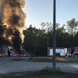 New Orleans Fire Department - Firefighters putting out a fire