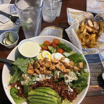 P.J. Whelihan's Pub + Restaurant - Bethlehem - Cobb salad with ranch & hot n honey sauce - Sports Bars Near Me - Bethlehem, Pennsylvania