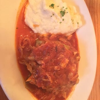 Speisekammer - Cabbage rolls and mashed potatoes. Yum! - German Near Me - Alameda, California Speisekammer - Cabbage rolls and mashed potatoes. Yum! - German Near Me - Alameda, California