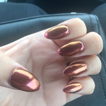 Nail Expo - They didn't even remove the excess nail polish properly. The "chrome" detail didn't last long. I'm disgusted. - Nail Salons Near Me - Tustin, California Nail Expo - They didn't even remove the excess nail polish properly. The "chrome" detail didn't last long. I'm disgusted. - Nail Salons Near Me - Tustin, California