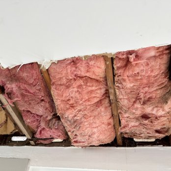 Quantum Construction & Design - Wet insulation and damaged drywall. It wasn't even cut out properly, no consistent lines to make it easy to replace. - General Contractors Near Me - Los Angeles, California