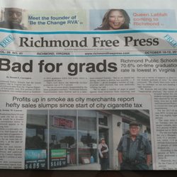Richmond Free Press - Cover of the Richmond Free Press