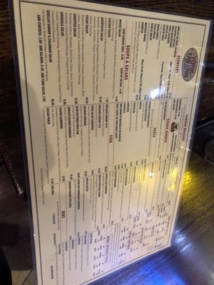 Menu photo 2 York Tavern Oak Brook, IL