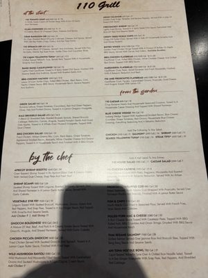 Menu photo 1 110 Grill Nashua, NH