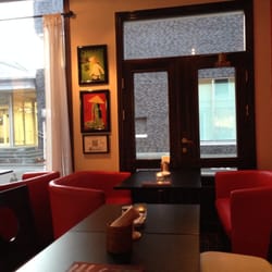 Ori Sushi Bar & Wok - From inside facing the street.