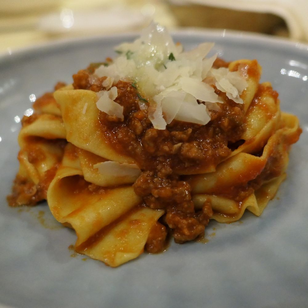Pèppoli at Pebble Beach - Pappardelle Bolognese - Italian Near Me - Pebble Beach, California Pèppoli at Pebble Beach - Pappardelle Bolognese - Italian Near Me - Pebble Beach, California