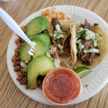 Armando's Flat Grill and Golf - Delicious two taco plate!  What a great spot! - Mexican Near Me - Aberdeen, North Carolina