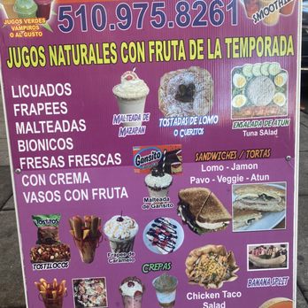 Hogar Latino Restaurante - the menu for the restaurant - Juice Bars & Smoothies Near Me - Oakland, California Hogar Latino Restaurante - the menu for the restaurant - Juice Bars & Smoothies Near Me - Oakland, California