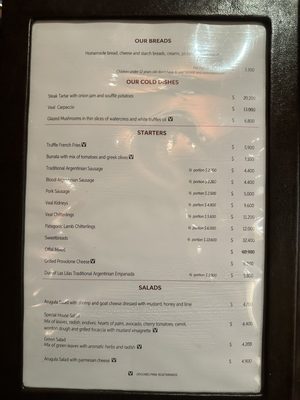Menu photo 5 Cabaña Las Lilas Buenos Aires, C