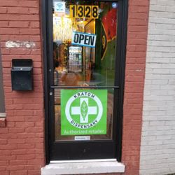 Noble Kava - "Authorized Kratom Dispensary" right on the door