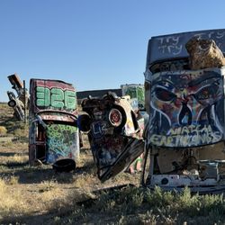 Goldfield Miner's Camp - International Car Forest of the Last Church  Goldfield, NV