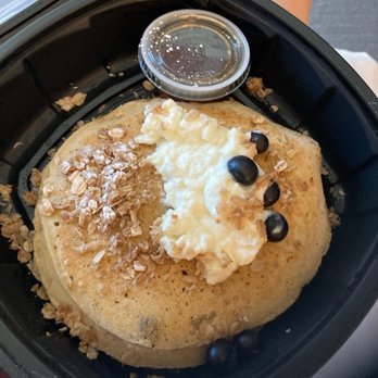 Blue Hound Kitchen & Cocktails - Lemon Blueberry Ricotta Pancake - New American Near Me - Phoenix, Arizona