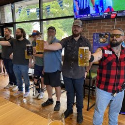 Beer stein holding contest