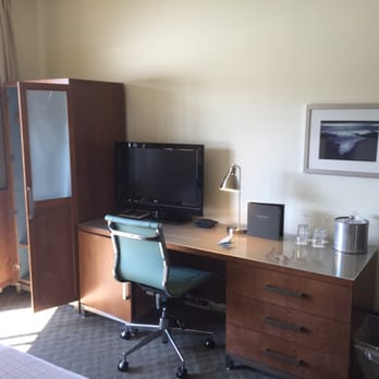 Acqua Hotel - Desk with charging ports, drawer space and refrigerator - Hotels Near Me - Mill Valley, California Acqua Hotel - Desk with charging ports, drawer space and refrigerator - Hotels Near Me - Mill Valley, California
