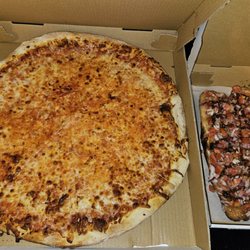 Fabio & Joe's - Cheese pizza - bruschetta