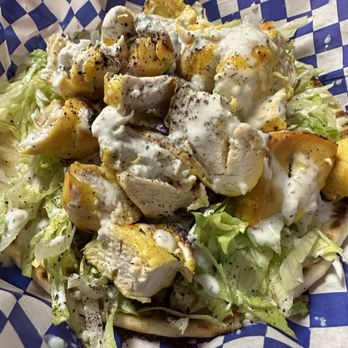 Oscar's Kabob & Gyros - Chicken Kabob Sandwich! AKA The Bomb Sandwich! - Mediterranean Near Me - Broomfield, Colorado
