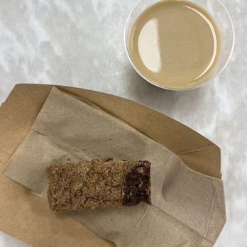 Elevation Coffee Roasters - Coffee cake and lavender iced coffee - Coffee Roasteries Near Me - Lutz, Florida