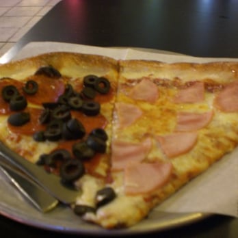 Oz Pizza - pepperoni and olives/ canadian bacon - Pizza Near Me - East Point, Georgia Oz Pizza - pepperoni and olives/ canadian bacon - Pizza Near Me - East Point, Georgia