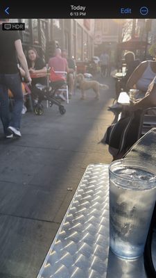 Scratch On Lake by null